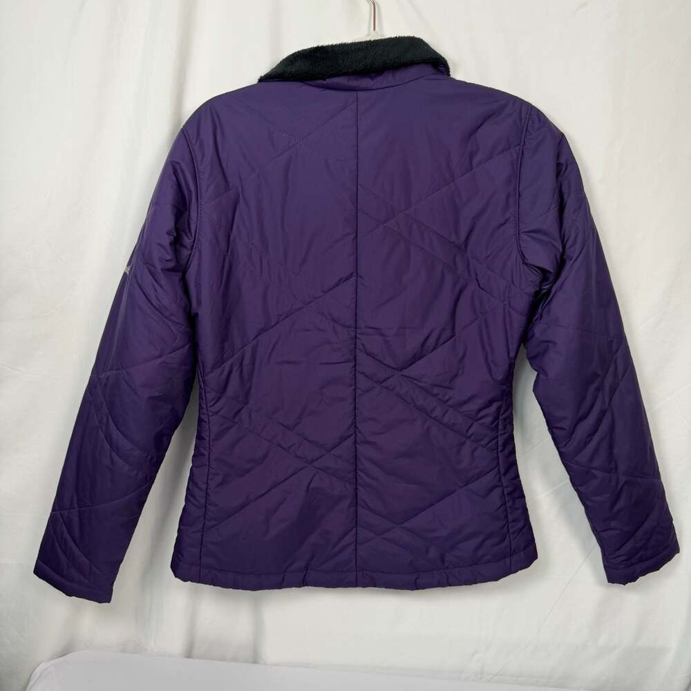 Columbia Sportswear Company Quilted Fleece-Lined Jacket Purple Size S - Picture 4 of 8